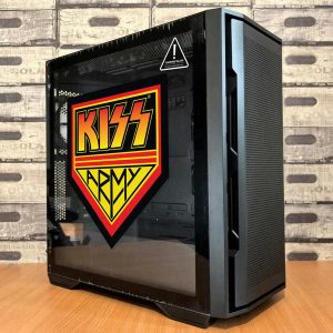 Alternative view of KISS Army Logo Sticker