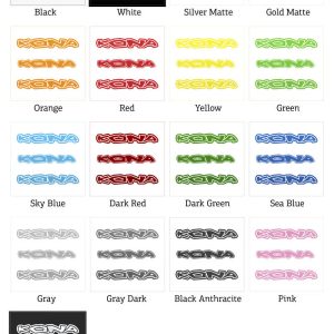 Alternative view of Kona Logo Sticker Set