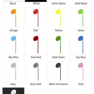 Alternative view of Minimalist Quarter Note Sticker