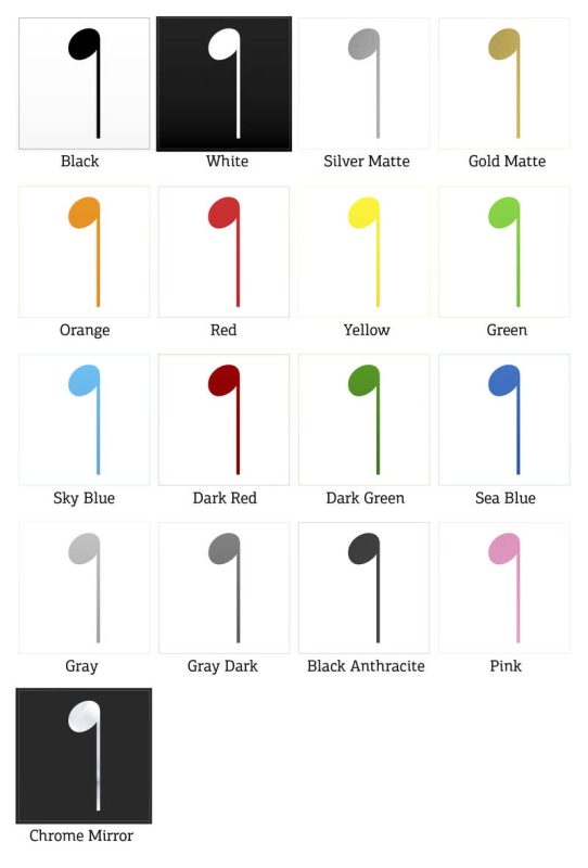 Minimalist Quarter Note Sticker - Stickers Factory