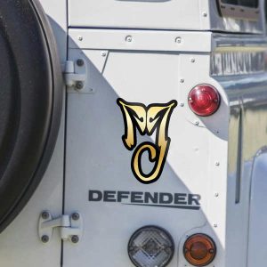 Alternative view of "MJ" Monogram Logo Sticker