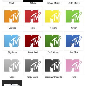 Alternative view of MTV Logo Sticker - Classic Music