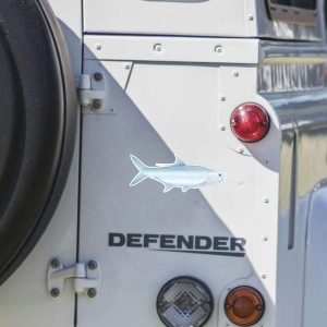 Alternative view of Realistic Tarpon Fish Sticker