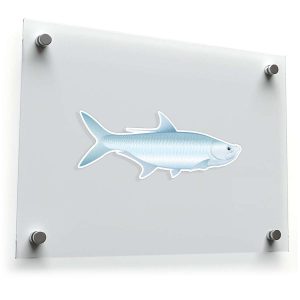 Realistic Tarpon Fish Sticker
