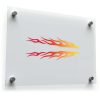 Red-to-Yellow Flame Decals