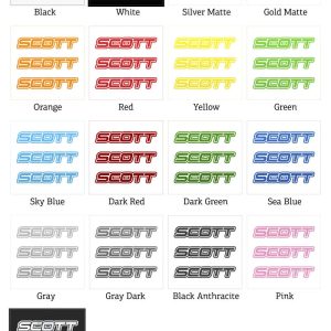Alternative view of Scott Logo Sticker Set