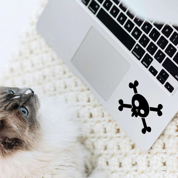 Skull and Crossbones Decal 8 Skull and Crossbones Decal - Image 6