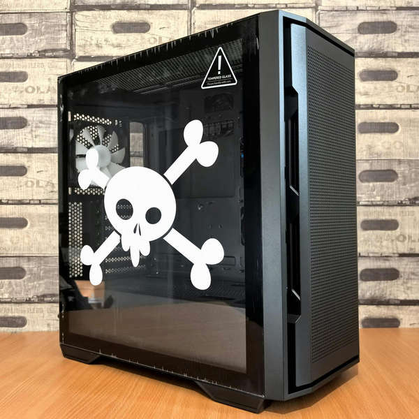 Skull and Crossbones Decal 7 Skull and Crossbones Decal - Image 5