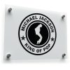 Michael Jackson "King of Pop" Circle Sticker