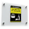 Warning Stay Away From Pet Aviation Box Sticker 1