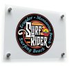 "Surf Rider Montañita Beach" Ecuador Vinyl Decal 1