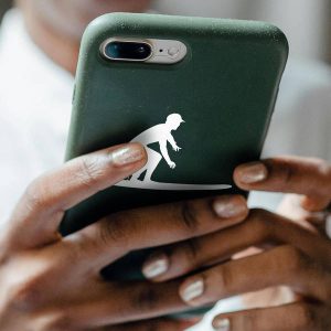 Alternative view of Surfer Silhouette Sticker