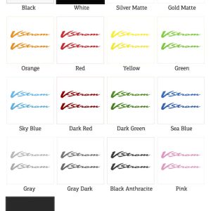 Alternative view of Suzuki V-Strom Decals - Adventure