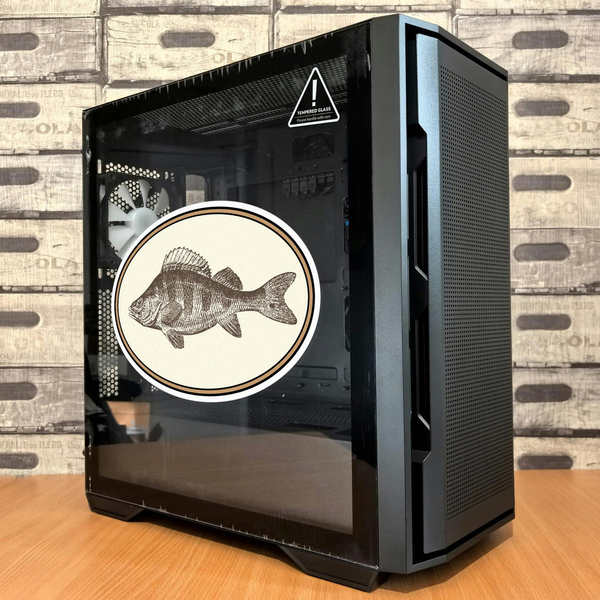 Vintage Fish Illustration Sticker 6 Vintage Fish Illustration Sticker - Image 4