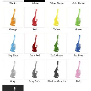 Alternative view of Wine Bottle Sticker - Elegant Wine