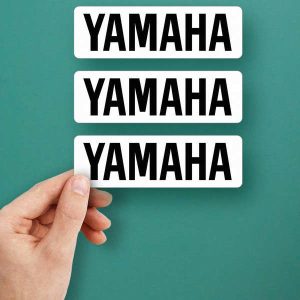 Alternative view of Yamaha Logo Decal - Set of