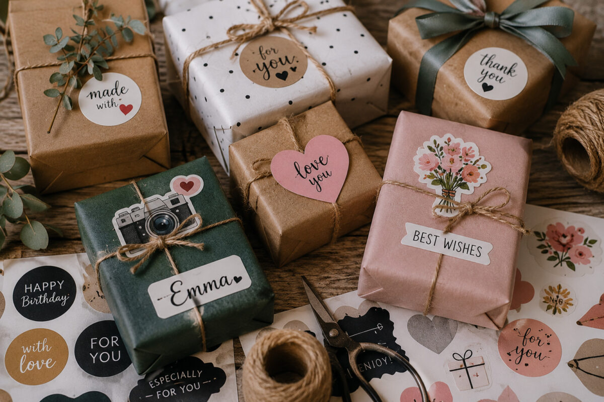 Gift Decoration Stickers: Creative Ideas for Personalized Gifts 1 gift decoration stickers for personalized present wrapping